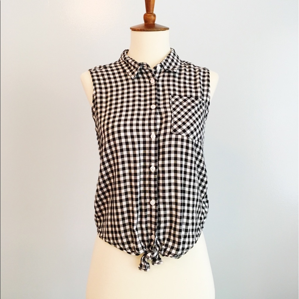 Black and White checkered shirt